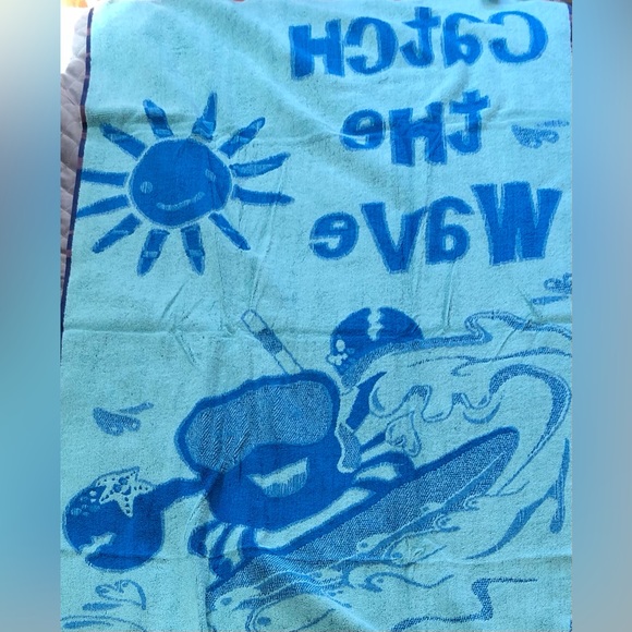 CATCH THE WAVE beach towel 30” x 60” - Picture 6 of 14